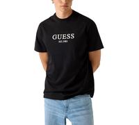 tshirt uomo maniche corte GUESS embroidery logo tshirt manica corta JetBl 404318