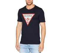 tshirt uomo maniche corte GUESS original logo tshirt manica corta SmartBlue XL S