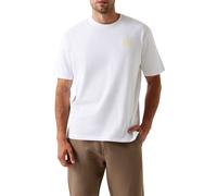 tshirt uomo maniche corte GUESS patch at chest tshirt manica corta PurWhi 400453