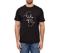 tshirt uomo maniche corte GUESS shimmer 4g tshirt a manica corta JetBla N 422261