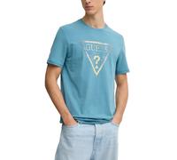 tshirt uomo maniche corte GUESS triangle shirt WILD STORM BLUE L scelta=P WILD
