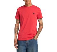 Timberland - Dunstan River - T-shirt a maniche corte color American Beauty-Rosso 99-104 CM