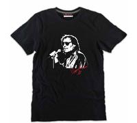 Tshirt Vasco Siamo solo noi nera cotone cover Blasco stampa autografo anni 80