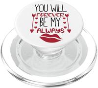 tshirt you will forever be my always, faith love god PopSockets PopGrip per MagSafe