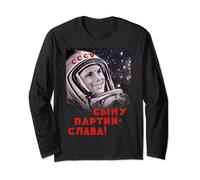 Tshirt Yuri Gagarin "Onore per il figlio del partito!" Maglia a Manica