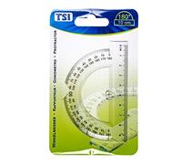TSI 46208 goniometro 180 gradi con righello 10 cm
