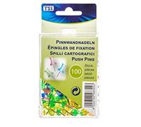 TSI 48355 - Spilli da bacheca, 100 pezzi, colore: Trasparente In pratica scatola