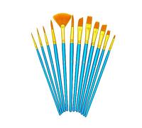 TSI 49042 - Set di pennelli in nylon, 12 pezzi, colore: Blu