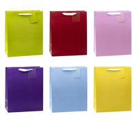 TSI 86311 - Sacchetti regalo alla moda, confezione da 12 pezzi, dimensioni grandi (altezza x larghezza x profondità) 32 x 26 x 13,5 cm