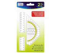 TSI Set geometria (righello 17 cm e triangolo 16 cm) Art. 46303