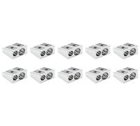 TSI Temperamatite doppio in alluminio, confezione da 10, art. n. 45448-A