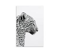 TSIDDKA Poster leopardato per soggiorno, camera da letto, decorazione artistica da parete moderna estetica da parete, poster regalo per amici, senza cornice, 30 x 45 cm