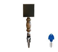 tsingseen life 1pcs display maniglia del rubinetto della birra in legno quadrato con lavagna per Home Bar