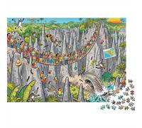 Tsingy De Bemaraha Foresta di Pietra Rampage delle Spine Puzzle in Legno Impermeabile DIY Puzzles Da 1000 Pezzi Regali Per Adulti Divertenti Giochi Educativi