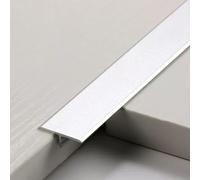 Tsition Strip T Masping Pavimento Tsition Strip, striscia di soglia di piastrelle per laminato, barra di rivestimento per bordo del tappeto in metallo, per pavimenti interni/porta/legno/vinile, rosso