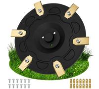 TSKDKIT Disco di Taglio per Robot Tagliaerba + 12 Lame di Ricambio, Compatibile con Segway Navimow i105E, i108E, i110n, i205 AWD, i208 AWD, Disco di Taglio in plastica Rinforzata con Fibra di Vetro