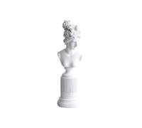 TSKIQQLQ Centrotavola per sala da pranzo retrò testa di Apollo ritratto Venere busto statua classica elegante decorazione per la casa in resina artigianato dea scultura tavolo da pranzo centrotavola