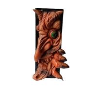 TSKIQQLQ Decorazioni per scaffali Fermalibri gotico in resina con mostro horror, terrore, spaventevole, divisore realistico, accattivante Decorazioni per l'ufficio(#2)