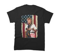 TSKKEFHH Best Keith Whitley American Flag SizeBlackL