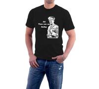 TSKKEFHH Colonel Melchett Adder T Shirt Morning Darling Coming Army Soldier WarBlackL