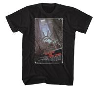 TSKKEFHH Escape from York Men's Efny Home Video T shirtBlackXL