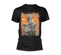 TSKKEFHH Men's HammerFall Built To Last T Shirt BlackL