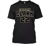 TSKKEFHH ! Popular Caitlin Clark American Player 22 Graphic Retro T Shirt SIZEBlackXXL
