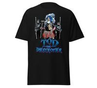 TSKKEFHH Tod The Destroyer T Shirt Mom And Dad Save The World FansBlackS