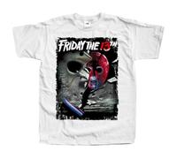 TSKKEFHH v10 T Shirt Horror Movie posterWhite3XL