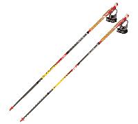 TSL Outdoor - Bastoncini trail - Trail C4 Cork Cross Fire Sht - Taglia 120 cm - Arancione