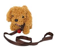 TSLBW Giocattolo Cucciolo Peluche Teddy Cane Giocattolo Elettronico Cane Interattivo Regalo per Ragazzi E Ragazze Peluche Cucciolo Giocattolo Camminare Annuire Abbaiando Scodinzolando Coda