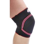 TSM, Tutore per Ginocchio con Cuscinetto Imbottito, Nero (Black - Black), XL