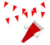 TSMD Solid Red Spennant Banners Flags Flags String Bandiera Bandiera DECORAZIONI DELLA PARTY PER EVENZIONI DEL BAGNI DI BAGNI BASSIONI Celebrazione