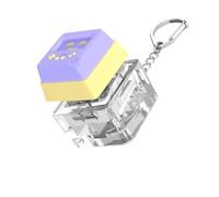 TSMORY 1PC 1-Key LED Light Tastiere Clic Toy Keycap Tester per alleviare lo stress e gioco sensoriale Tastiera meccanica semi trasparente Keycap Gadget sollievo dallo stress