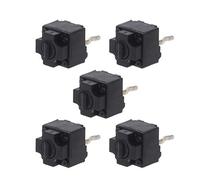 TSMORY 5Pcs Originale Quadrato Pulsante Interruttore EVQP0E07K Baolei IE4.0 Macchie Nere 6x6x7.45 Gaming Skate Piedi Pad Bordo Adesivo Ricevitore Adattatore Keycap Remover Estrattore Pulsante Laterale