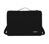 TSMORY Borsa a tracolla per laptop 12 14 16 pollici impermeabile borsa per laptop e leggera, Nero , As shown in the figure