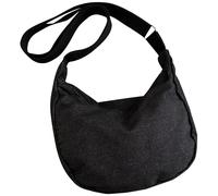 TSMORY Borsa da donna per gnocchi Borsa a tracolla di grande capacità Borsa a tracolla casual in tela Messenger Bag Shopping Dating Bag per tutti i giorni, Nero , As shown in the figure