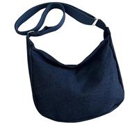 TSMORY Borsa da donna per gnocchi Borsa a tracolla di grande capacità Borsa a tracolla casual in tela Messenger Bag Shopping Dating Bag per tutti i giorni, Blu, As shown in the figure