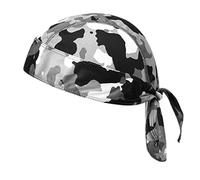 TSMORY Cappello da pirata alla moda per donne e uomini, regolabile, morbido, turbante, fascia per capelli, traspirante, hiphop