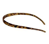 TSMORY Cerchietto per capelli con stampa leopardata, versatile, antiscivolo, tinta unita