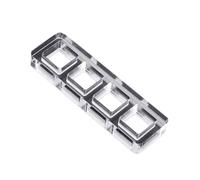 TSMORY Chiaro acrilico interruttori Tester Base per tastiere meccaniche Personalizzazione con tattili Analisi di risposta Tastiere portatili Interruttori Tester