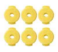 TSMORY Confezione da 6 dadi in silicone a sgancio rapido, accessori per batteria, dadi di fissaggio per strumenti a percussione