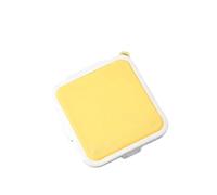 TSMORY Contenitore compatto riciclabile per panini Merce alla griglia Facile da pulire Piano permanente Contenitore per panini in silicone Scatola per alimenti riciclabile compatta