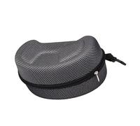 TSMORY Custodia per occhiali da sci in EVA, design da viaggio, con cerniere lisce per un facile accesso nella custodia per attività sportiva con gancio