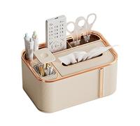TSMORY Elegante porta fazzoletti multifunzionale per piccoli oggetti Base antiscivolo Supporto rettangolare per telecomando per desktop domestico Scatola di fazzoletti multifunzionale Scatola di