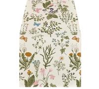 TSMORY Elegante runner da tavola floreale per la casa e la sala da pranzo, diverse dimensioni selezionabili, runner da tavola floreale primaverile