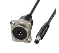 TSMORY Facile installa il supporto del pannello dell'incavo di potere DC5521 per elettronica domestica impermeabile