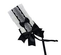 TSMORY Fascia per capelli da cameriera anime per ragazze con volant in pizzo con fiocco fiocco spettacolo moda donna copricapo