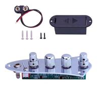 TSMORY Imbracatura di montaggio a 5 vie con piastra di controllo per chitarra, con viti, adatta per chitarre elettriche in stili standard, ricambi