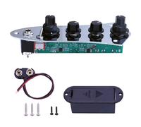 TSMORY Imbracatura di montaggio a 5 vie con piastra di controllo per chitarra, con viti, adatta per chitarre elettriche in stili standard, ricambi